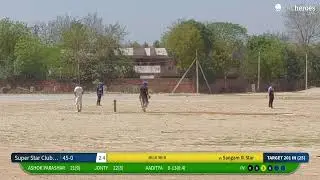 Sangam Xl Star vs Super Star Club Raju Live Cricket Match | Individual Live - Sector 12 Faridabad