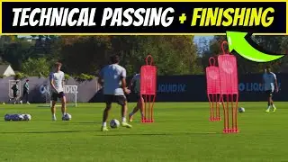 🔰🎯Technical Passing + Finishing Soccer Drills to Improve Your GAME!