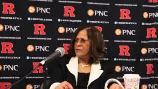 Rutgers head coach C. Vivian Stringer said 'We are not good enough right now.' after loss to Iowa