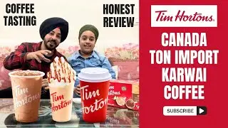 Real Taste of Tim Hortons Canada in Kotkapura , Punjab | #timhortons #coffee tasting I Jazzi Bawa