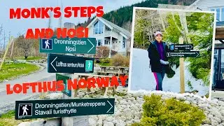 WE MADE IT TO THE MONK STEPS - NOSI & MONK STEP  LOFTHUS NORWAY 🇳🇴