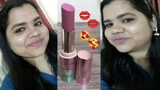 Lakme 9 to 5 Naturale Matte Lipstick | Shade - Pink Velvet | Review & Demo | #shapesnshades