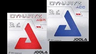 Joola Dynaryz - die neuen Premium Tischtennisbeläge AGR und ACC im Test bei spinfactory.de