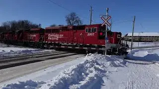 Jan 31 2026 CPKC local eastbound Passing mile 59 on the Galt sub