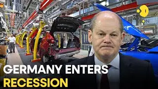 Recession hits Germany after Q1 GDP falls | Inflation woes hit consumption in Germany | WION Live