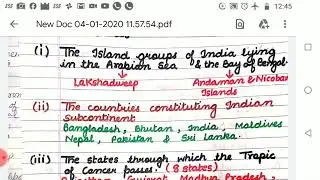 Geography Ch-1 India-Size and Location Part -4
