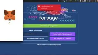 #FORSAGE Регистрация в проекте ФОРСАЖ через Metamask