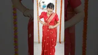 No One Tells You This Simple Saree Trick | Perfect Fit, No Slip & Elegant Look  #saree