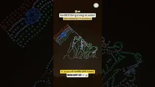 Indian Army Drone Show in Jaipur | Patriotic Show by Defence Forces  #Jaipurarmy show