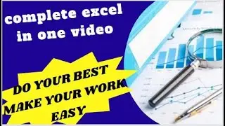 complete excel with AI 2024 | FULL EXCEL TUTORIAL 2024 | ZERO TO ADVANCE EXCEL |