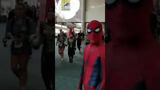 Do you see Hello Kitty? My Newphew Spiderman at San Diego Comic Con! Miss you buddy and Thanks again