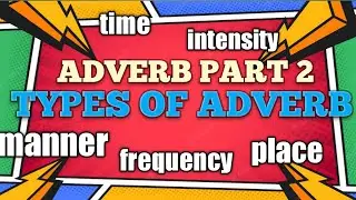 TYPES OF ADVERB ( TIME, PLACE, FREQUENCY, MANNER, and  INTENSITY)
