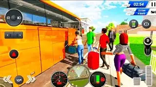 American Luxury Bus 🚌 driving simulator :3021 Open Road Bus game ## Best 👍👍 Gameplay For Android