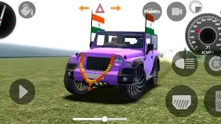 Modified Mahindra Thar 👿(Gadi Game indian) Gameplay Android Games #Gadi #game #thar4x4 