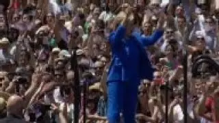 Clinton says prosperity must be shared by all