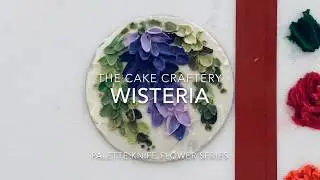 How To Make Palette Knife Wisteria in Buttercream
