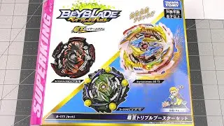 НАБОР ТРОЙНЫХ БУСТЕРОВ TEMPEST DRAGON Распаковка, обзор, сражения! Beyblade Burst Superking ベイブレードバースト超王
