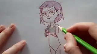 🏡 🦉  PASO A PASO | Como dibujar a AMITY con nuevo pelo | Casa Buho TUTORIAL