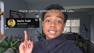 Thank you for 269 subs😁💯❤️