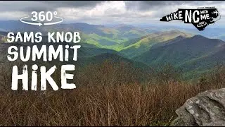 360 VR Sams Knob Hike NC Blue Ridge Mountains