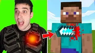 Si tomo DAÑO en MINECRAFT lo siento en LA VIDA REAL 😱