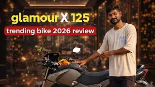 GLAMOUROU X 125 REVIEW 🏍️ #review #bike #trending #vlog #telugu #tech #glamourbike #hero