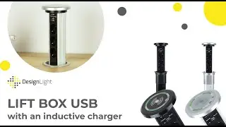 Automatic extension power &ndash; Lift Box USB with an inductive charger &ndash; a practical furniture socket