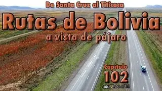 Rutas de Bolivia 𝐝𝐞𝐬𝐝𝐞 𝐞𝐥 𝐚𝐢𝐫𝐞 🦅 De Santa Cruz de la Sierra al lago Titicaca.