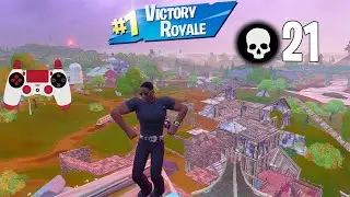 High Elimination Solo Squads Game Full Gameplay Season 7 (Fortnite Ps4 Controller)