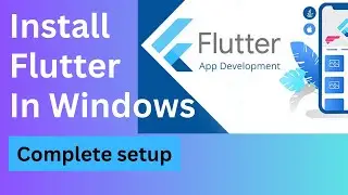 How to install flutter in windows Android studio. Flutter installation tutorial