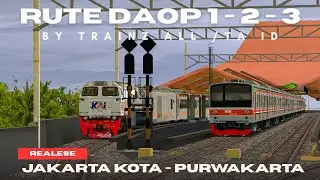 [REVIEW & SHARE] LONGEST FREE ROUTE DAOP 1 - 2 - 3 BY TRAINZ ALL | Share the Latest Free Route