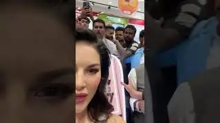 Sunny Leone's Spectacular Lulu Mall Launch: Unbelievable Fan Love for Starstruck Cosmetics!