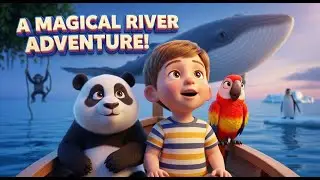 Row Row Row Your Boat | A Magical River Adventure | Nursery Rhymes & Kids Songs by Curious Cubs