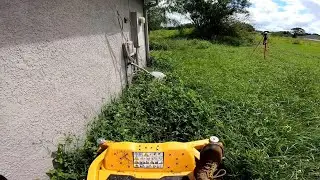POV Operator's View Overgrown Duplex