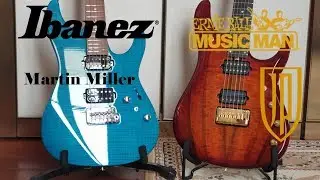 Ibanez MM1 Martin Miller vs Music Man JP6 BFR Koa