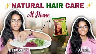 Vlog-14 Best Henna🧴🛀Hair Care at 🏠 | 100% Natural Way to Get Healthy, Shiny Hair!