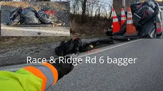 Community Cleanup -  Feb 1st, 2025 Cleanup Six Bagger along Ridge and Race Rd, Truck Bed dumped