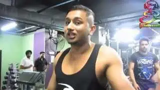 Yo Yo Honey Singh at gym