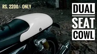 Cheapest Dual Seat for Continental GT 650 || Sleek and Impressive