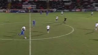 Ola Aina scores from the half way line