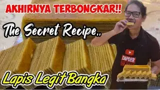 Resep dan Cara Membuat Kue Lapis Legit Khas Bangka yang Rasanya Enak dan Legit...The Secret Recipe.
