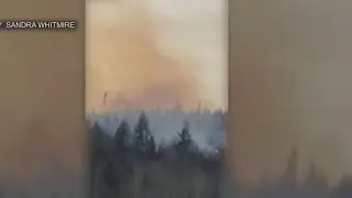 100 homes ordered to evacuate due to brush fires