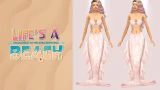 Life's A Beach 🌴 | The Sims Resource Artist Collab | Sims Beach/Summer CC