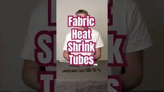 Fabric Heat Shrink Tubing  #speedingnu #heatshrink