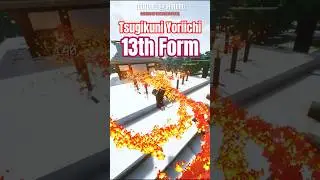 Sun Breathing 13th Form by Yoriichi in Minecraft Demon Slayer! ☀️#minecraft #demonslayer
