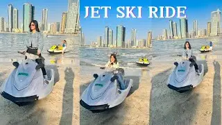 Jet Ski Ride In Sharjah | Dubai To Sharjah Blue Ferry Ride | Mamzar Beach 🏝️ | Bliss Vlogs