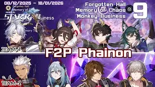 Memory of Chaos 9 - F2P Phainon + Archer - Monkey Business - The Monkey King