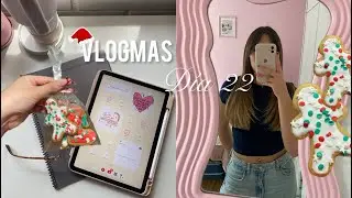 VLOGMAS DÍA 22 💇🏼‍♀️🎀🍪 {peluquería, estudio y galletitas}