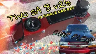 Custom Center Console // 2 SA 8 V2s on Skar RP-1500 Door Flex