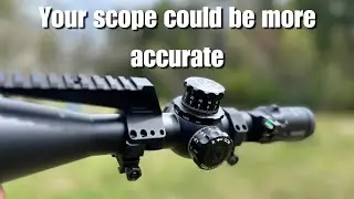 Have you considered this? How scope turrets work/ways we can mitigate the small discrepancies